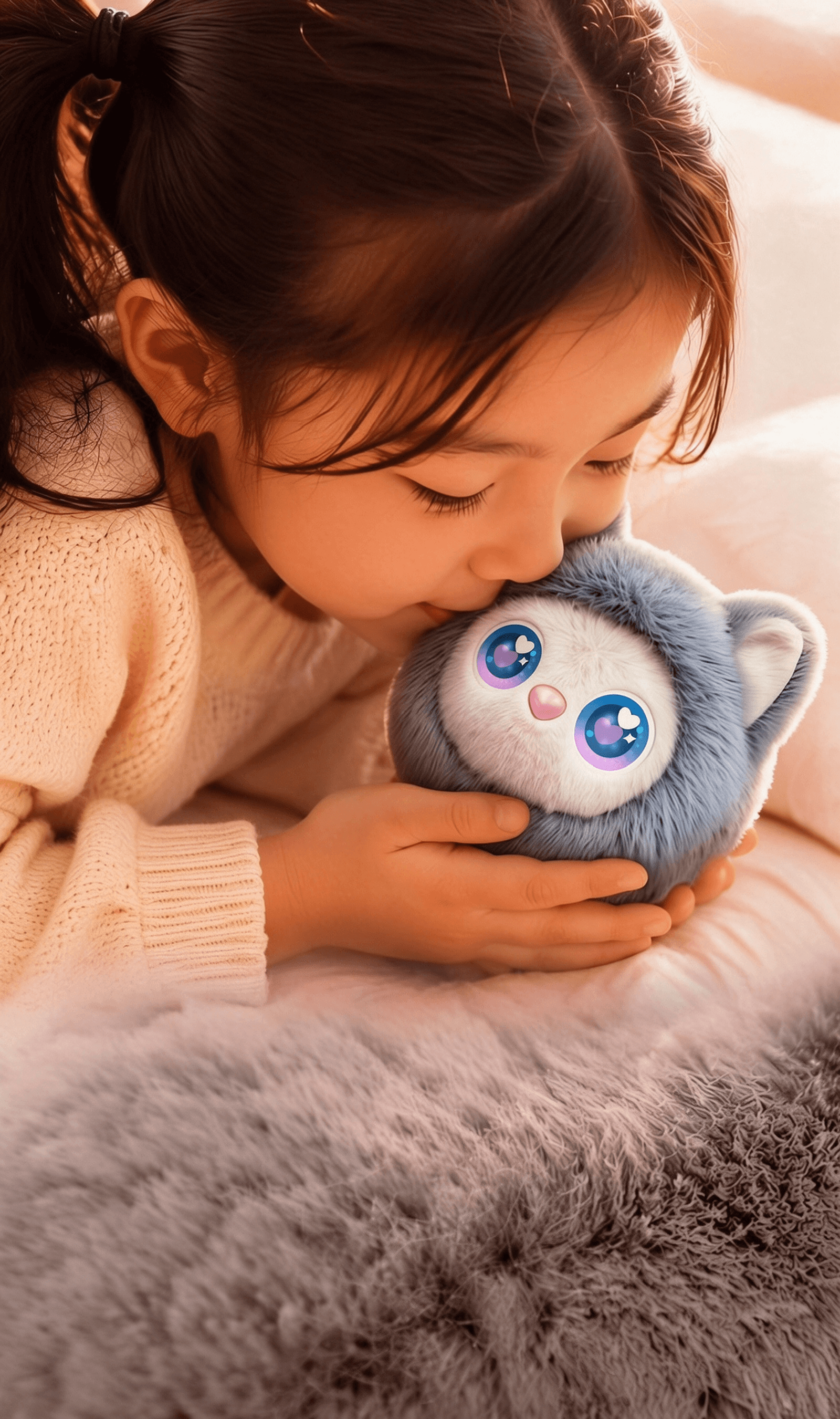 孩子抱着博崽